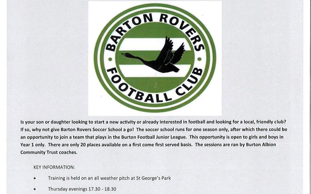 Barton Rovers Soccer School