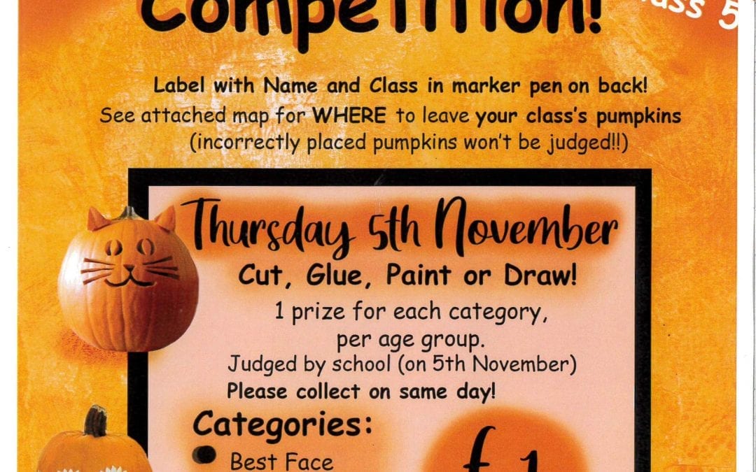 Autumn Theme Pumpkin Competition
