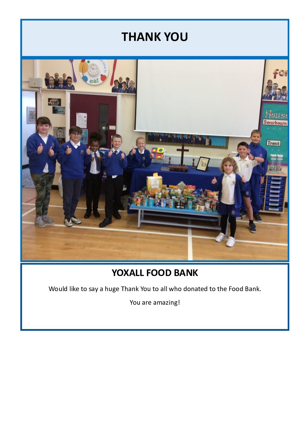 Yoxall Food Bank