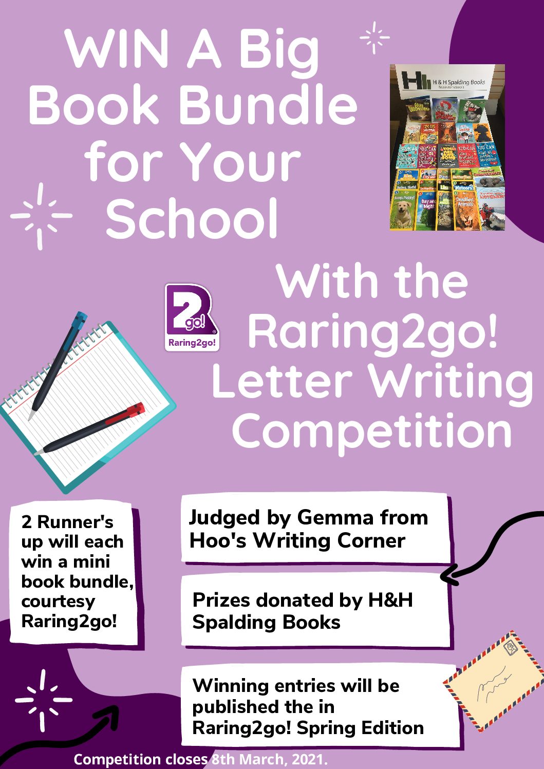 Letter Writing Competition – Raring2go! Magazine