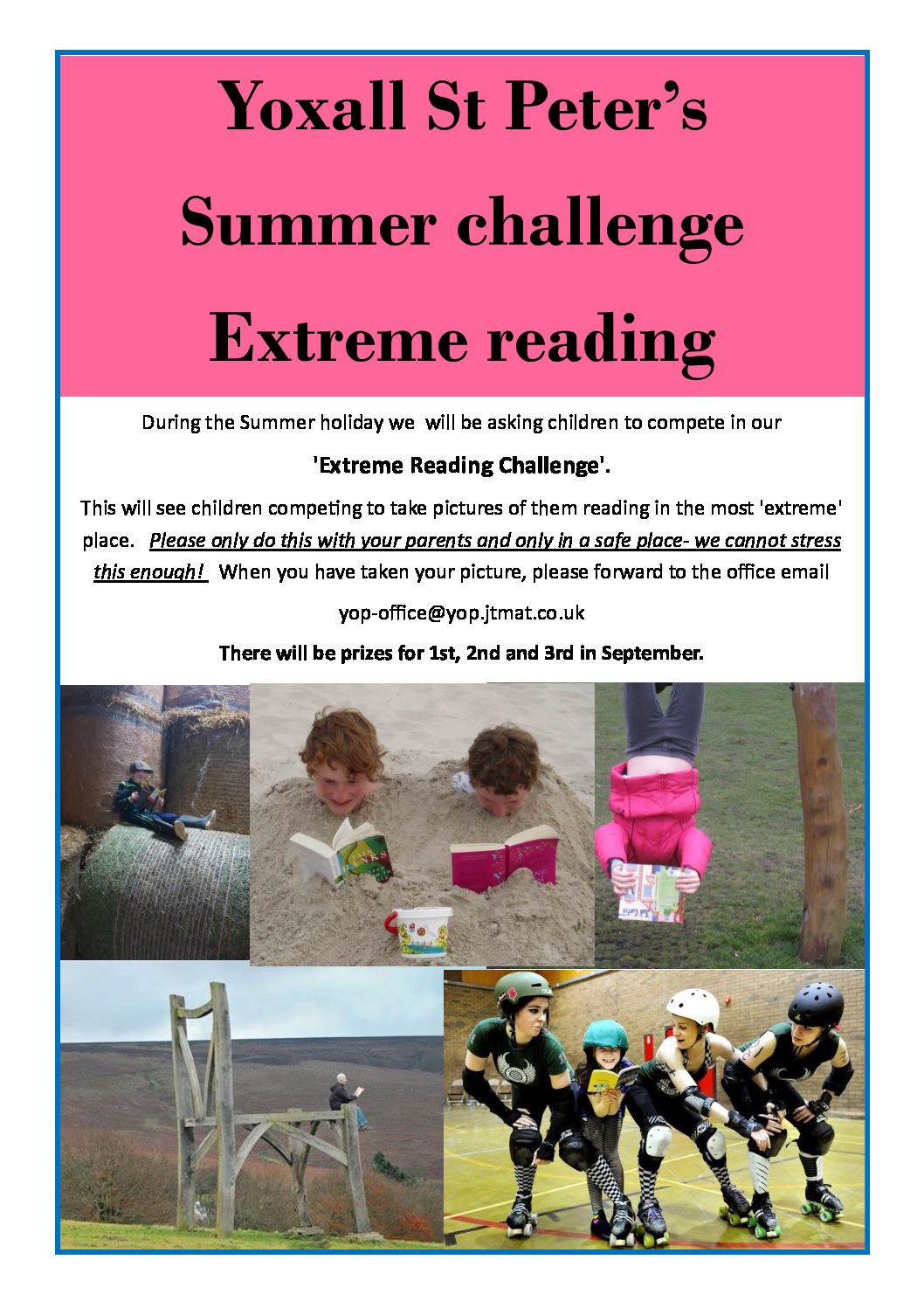 Yoxall St Peter’s Summer Challenge  – Extreme  Reading