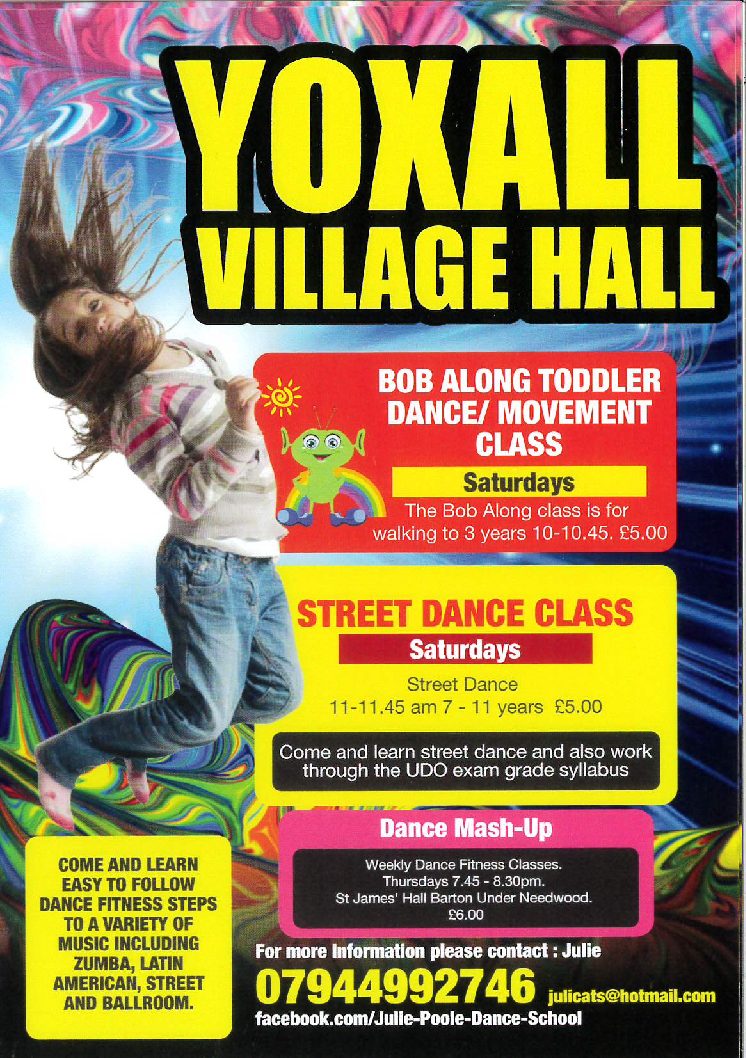 New Children’s Dance Classes – Yoxall Village Hall
