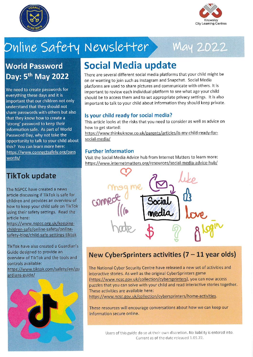 Online Newsletter – May 2022