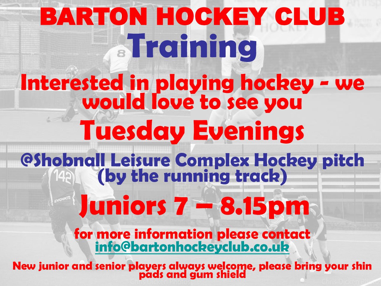 Barton Hockey Club Training