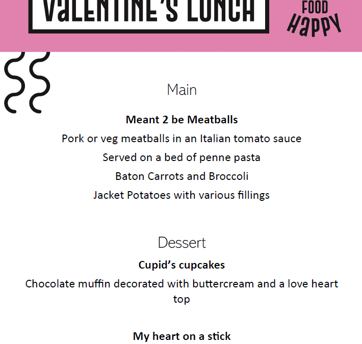 Mellors – Valentines Menu 14th Feb 2023