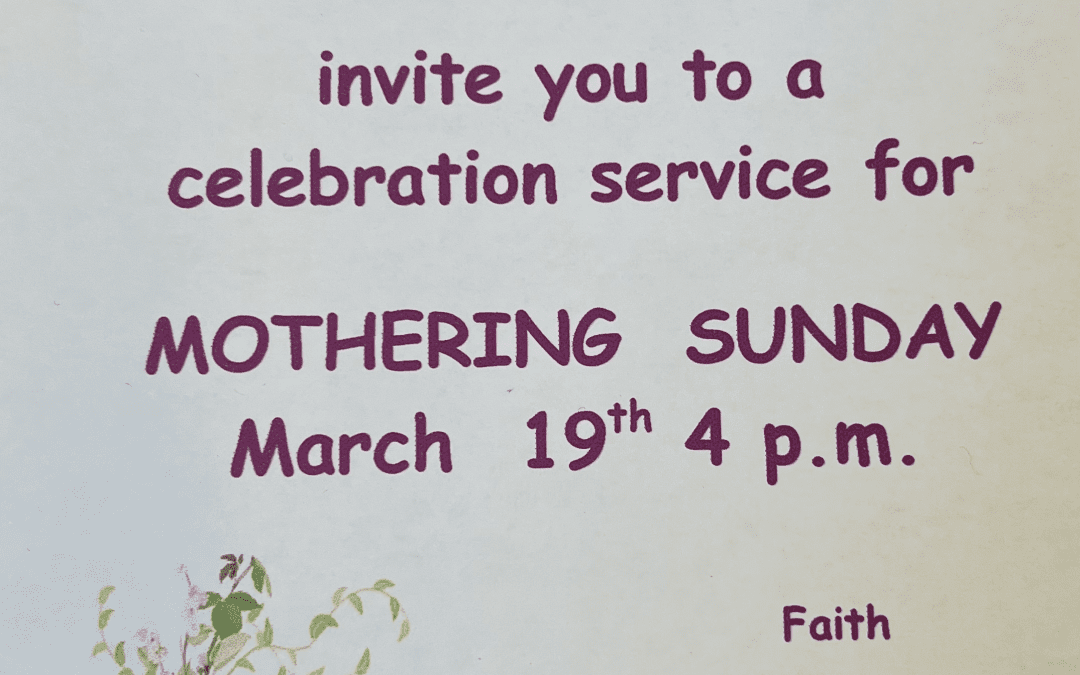 Mothering Sunday Church Service
