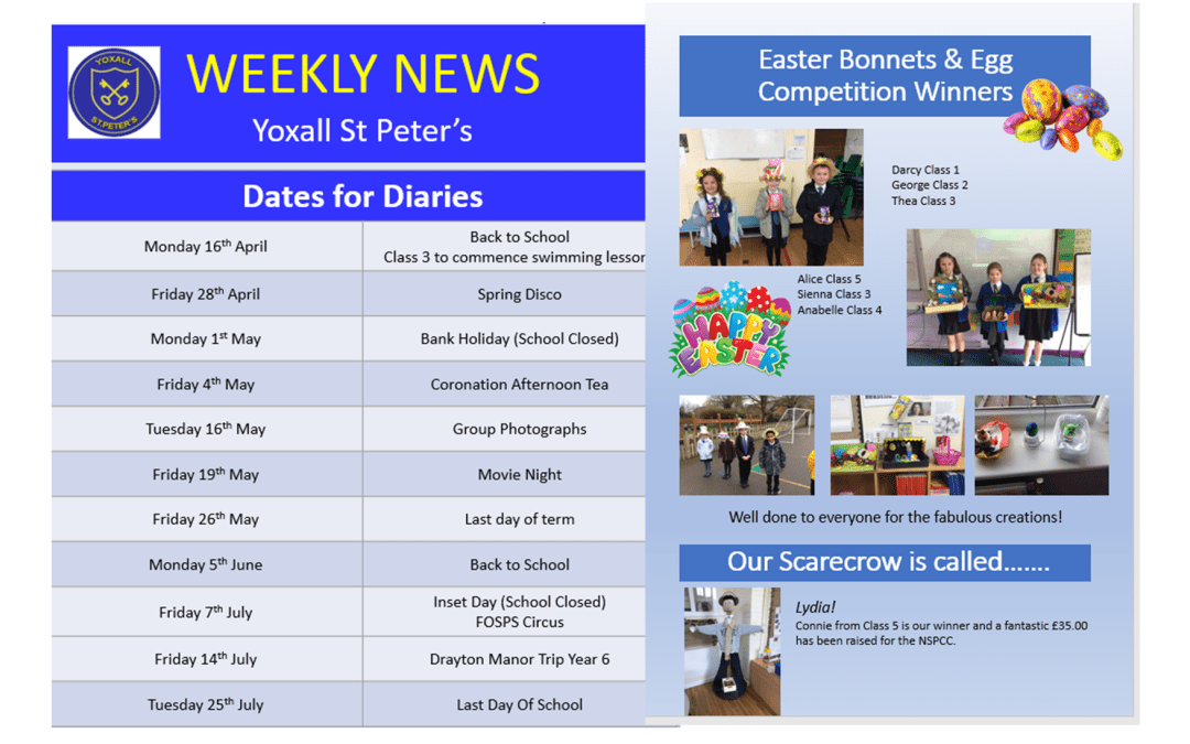 Weekly New Thursday 30th March 2023