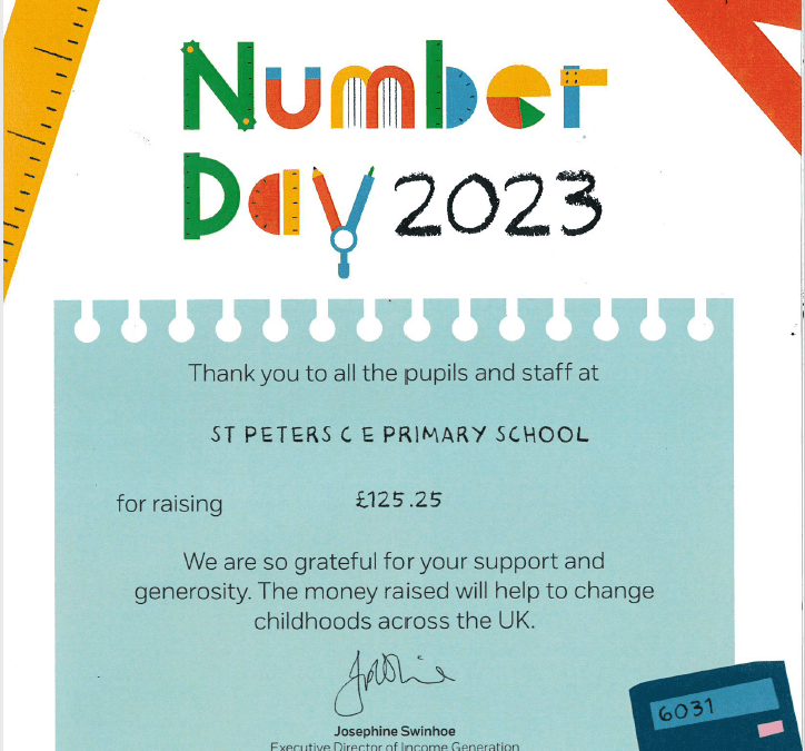 Number Day – Thank you